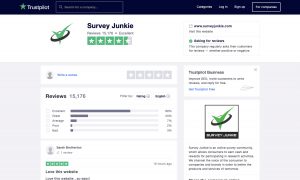 Trustpilot Survey Junkie Rating