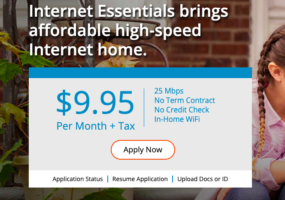 Internet Essentials from Xfinity Comcast. Get internet for $9.99 a