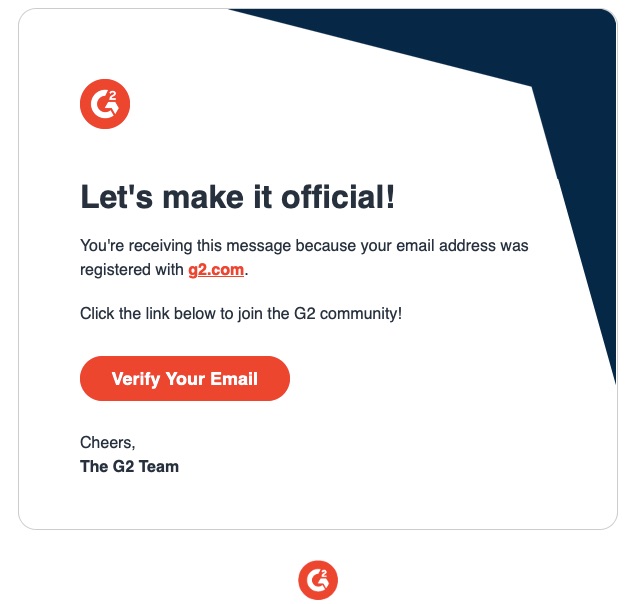 g2 crowd how to verify email